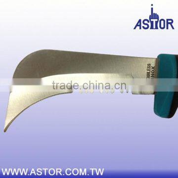 Hot Sale 205 mm Professional Stainless Steel Pruning Cutter Knife