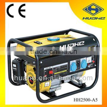 single phase gasoline generator set 2000w 5.5hp