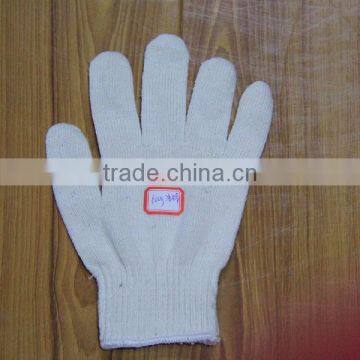 String Knitted Cotton Work Gloves/Cotton Gloves In Guangzhou Supplier