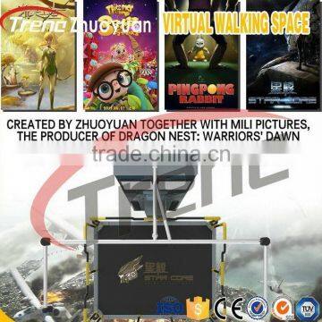 9d vr Immersive Walking Platform, HTC Vive vr Walker, Linkyou Omni Gaming Platform