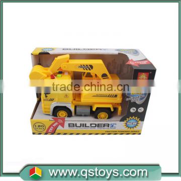 Christmas friction plastic toys truck for kid