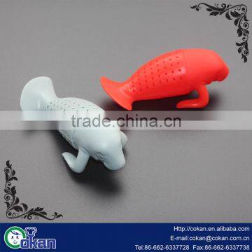 100% food Grade Silicone Manatee Tea Infuser Strainer