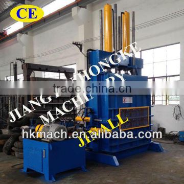 vertical tire baler machine