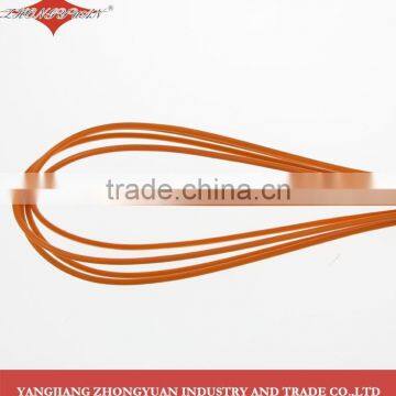 3 Pieces Stainless Steel Handle Silicone Coated Egg Whisk photo-4