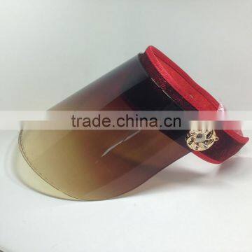 Sun Visor Cap Plastic Rubber Sheet Sun Hat Custom Design Your Own photo-3