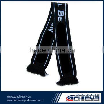 2016 football sublimation custom scarf no minimum