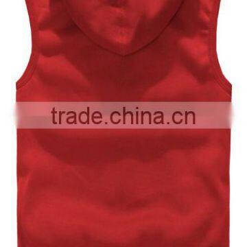 2016 Mens Sleeveless Hoodies Fashion Casual Sports Sweatshirt photo-4
