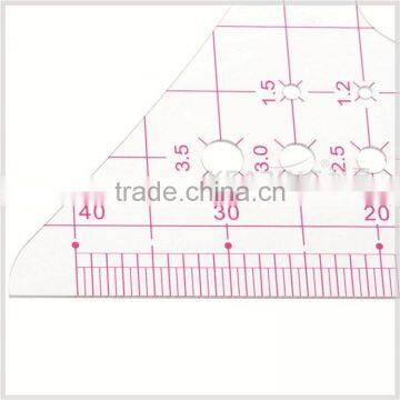 Kearing 1/4 Plastic Sandwich Line Scale Ruler / PVC Triangle Scales at Factory Price # 8514 photo-5