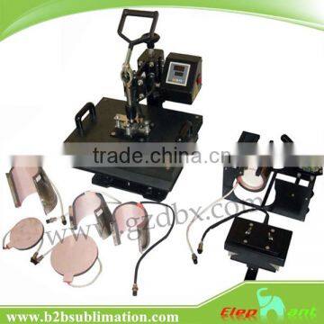 Wholesale 8 in 1 T-shirt/Mug/Cap/Plate Combo Heat Press Machine