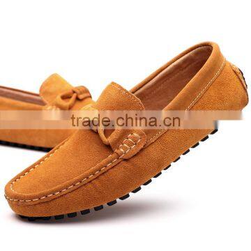 Brand Name Men Peas Shoes Stock Inventory Wholesale, Good Quality Men Stock Casual Shoes With Genuine Leather photo-4