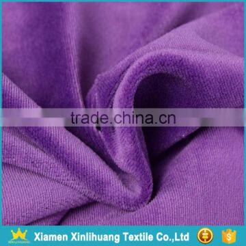 Widely Used 100% Polyester Shiny Velvet Knit Fabric for Clothing photo-6