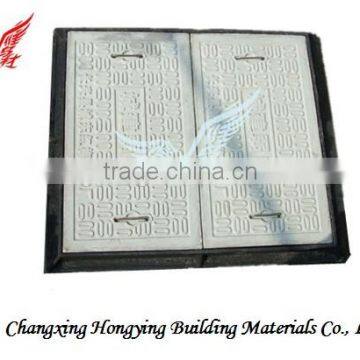 Electrical steel fiber glass manhole cover