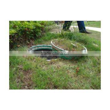 Round Fiberglass Plant Pot Manhole photo-2
