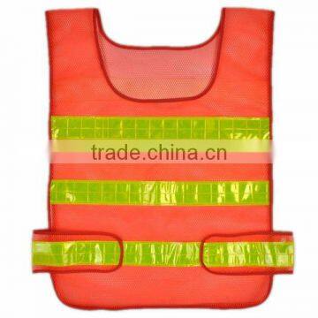 High visible wholesale pink safety vest for worker men