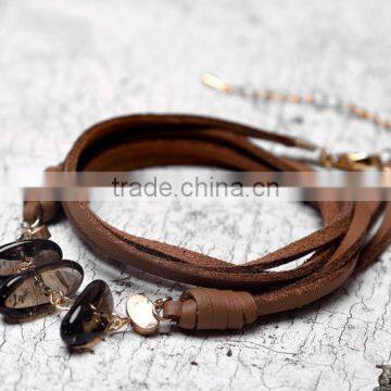 Custom Own Words Multiwrap Genuine Leather Bracelets Diy Animal Charms Red Leather Bracelets for Couple Gifts 2017 photo-6
