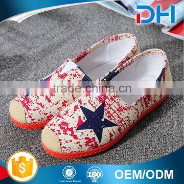 Slip-on fashion girl casual summer canvas shoes