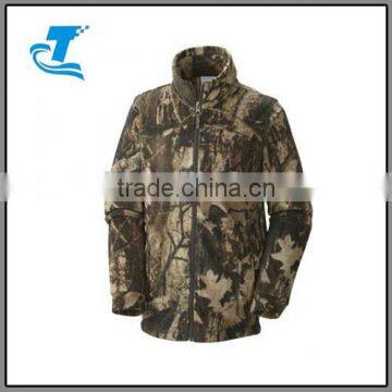 Mens Camouflage Fleece Hunting Jacket