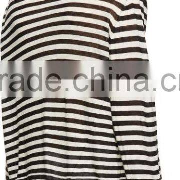 Mens 100% Cashmere Striped Pullover Sweater photo-3