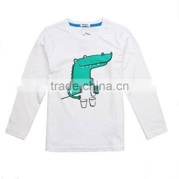 T-shirt Supplier Long Sleeve Kids T-shirt,custom Print Cotton T-shirt Made in China photo-2