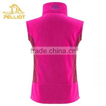 OEM Custom Logo Promotional Polar Fleece Vest With Two Pockets photo-2