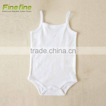 Design Smocked Baby Clothes Plain Cotton Baby Romper photo-5