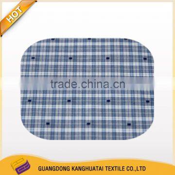 100% Yarn Dyed Grid Machines Embrodery Cotton Fabric photo-3