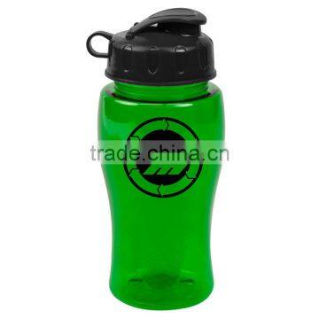USA Made 18 oz Transparent Sports Bottle With Flip Lid - BPA/BPS-free, FDA Compliant and Comes With Your Logo photo-4
