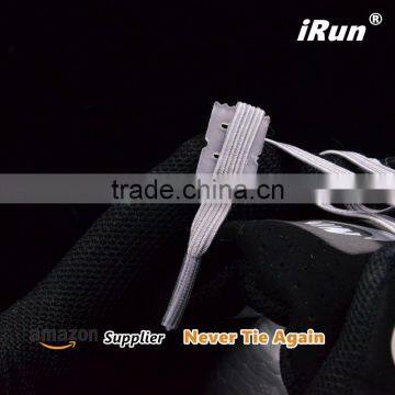 Never Need Tie Orange Flat Elastic Shoelaces For Baby Booties and Infant - Elastic Anchor No-Tie Easy Shoelaces for Trainers photo-2