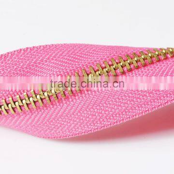 5# Heavy Duty Jacket Brass O/E Metal Zipper photo-3