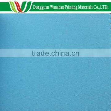 Light Blue Percale Cloth, Paper Backed Fabric, Packaging Cloth for Decorating Binding