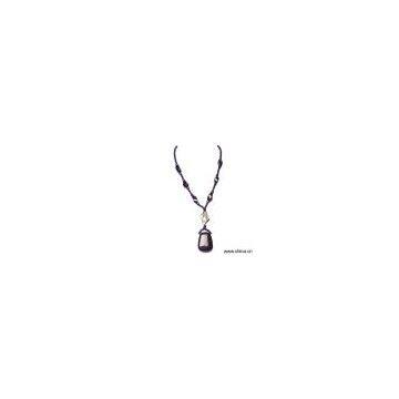 Sell Necklace With Natural Stone And Glass