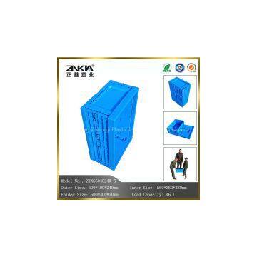 plastic material folding crates for logistics