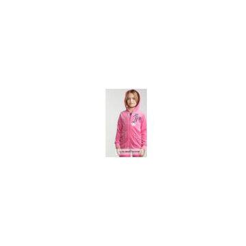 wholesale Juicy children pink velours suit