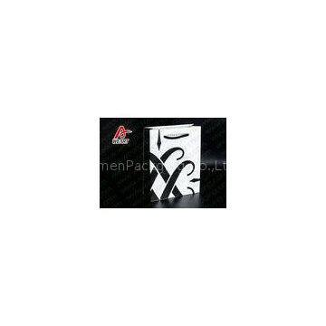 70% Ink Printing Custom Paper Gift Bags For Shop Black Cotton Rope