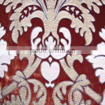 100% polyester woven gilding printed Fabric for sofa/curtain/