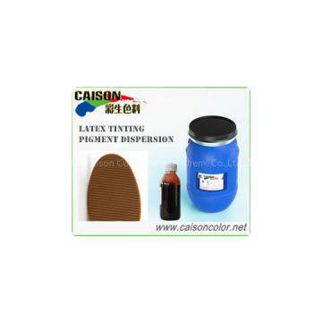 Brown latex tinting pigment dispersion