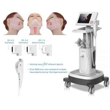 Expression Lines Removal Hifu Machine Ultrasound Eyes Wrinkle Removal 5.0-25mm