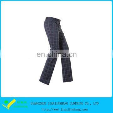 Custom Dye Sublimation Fashion Plaids Fitness Golf Trousers Pants