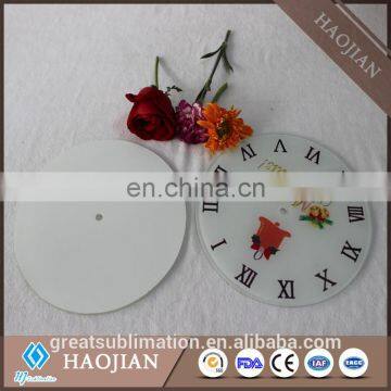 hot new products for 2015 sublimation blank glass wall clock