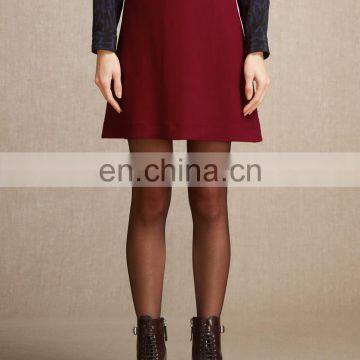 OEM Custom Made In China Fashion Zipper Red Mini Skirt Office Lady Love photo-4