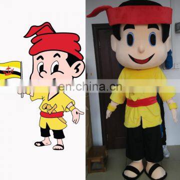 Custom made Awang Budiman mascot costume