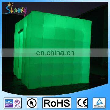 SUNWAY Wedding Rental LED Inflatable Photo Booth Inflatable Photobooth Enclosure