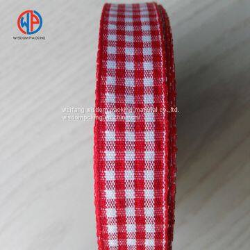 Ribbon Manufacturer Supply Polyester Tartan Ribbon photo-5