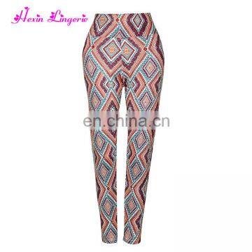 New Arrival printing oem mature women 92% polyester 8% spandex seamless dropship leggings