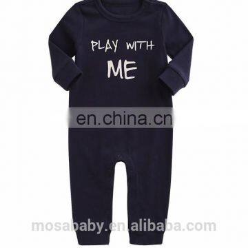 Baby Rompers Ins Popular Dark Blue "Play with me "Pattern Newborn Outfit 0-24 Months Size Available