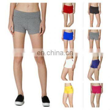 sport shorts yoga cotton fabric women wholesale athletic shorts