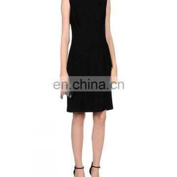 OEM High Quality Sleeveless Bodycon Knee Length Solid Night Club Dresses Beaded Evening Dress