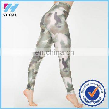 Trade assurance Dongguan Yihao Wholesale Camouflage Crane Sportswear Custom Gym Pants Sportswear Manufactuer From China