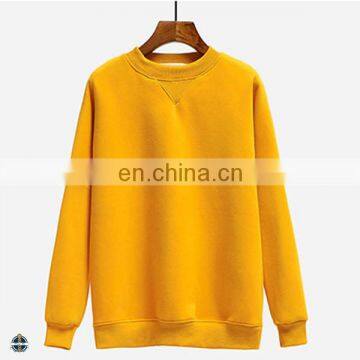 T-UH506 Mustard Unisex Plus Size Drop Shoulder Heavy Fleece Sweatshirt