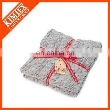 Christmas pattern Knitted blanket